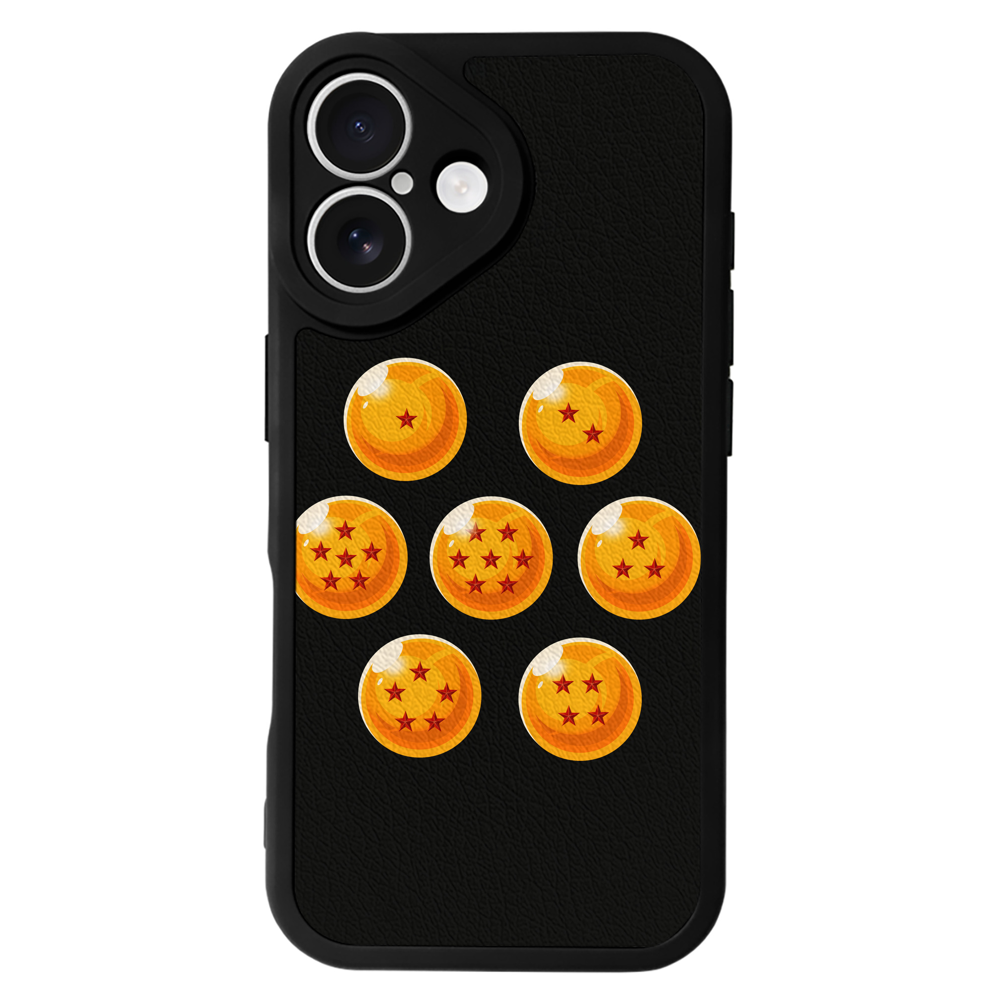 （画像用） ドラゴンボール DRAGON BALL 【iPhone 16シリーズ対応】シリコンスマホケース（レザー調） 材質：シリコン